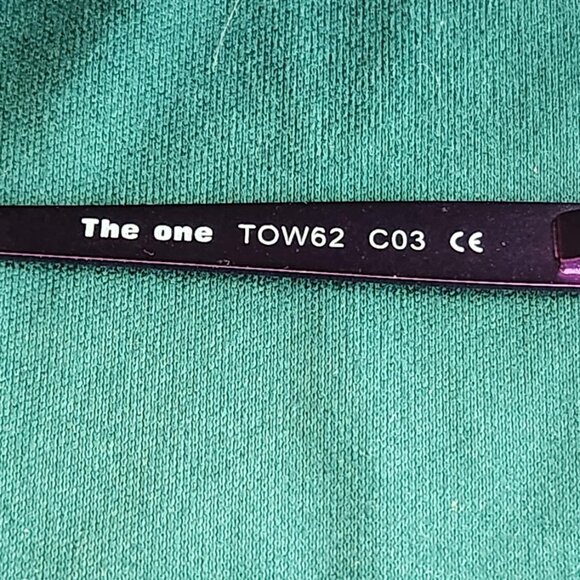 "The One" Glasses Frames Purple purchased in France NEW - Picture 4 of 10